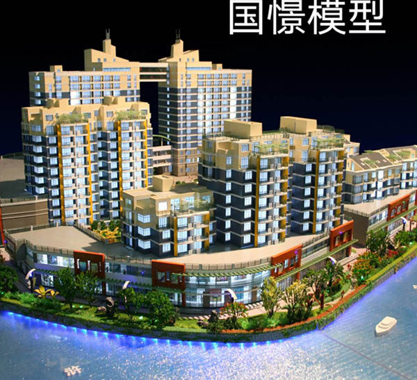 锡林浩特市建筑模型