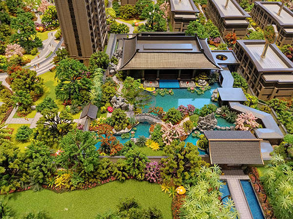 锡林浩特市建筑模型