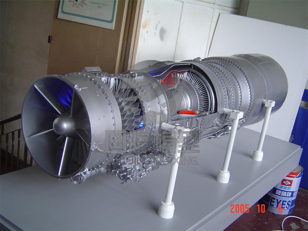 锡林浩特市飞机发动机模型